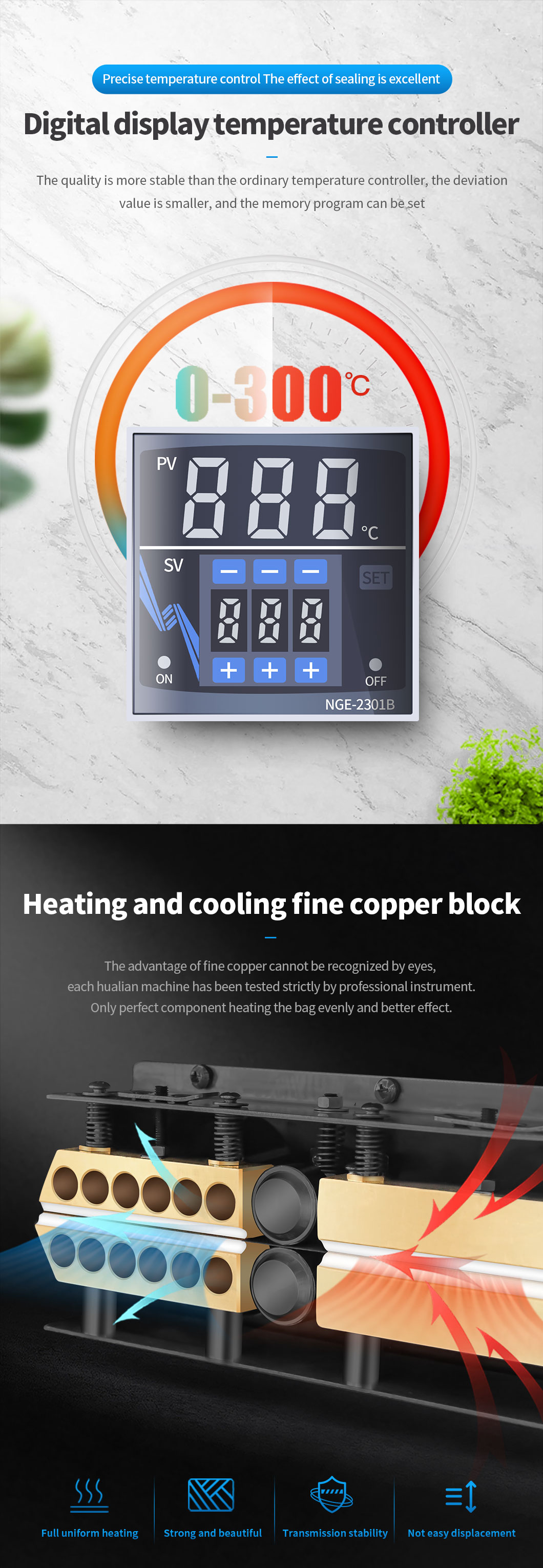 Macchina per sigillatura del sacchetto