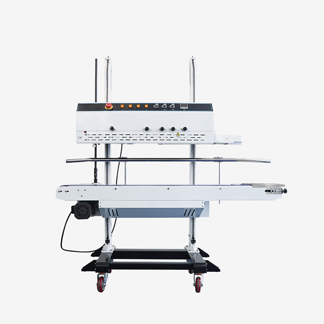 Sigillatrice verticale a banda continua Hualian con stampante FRM-1120LD