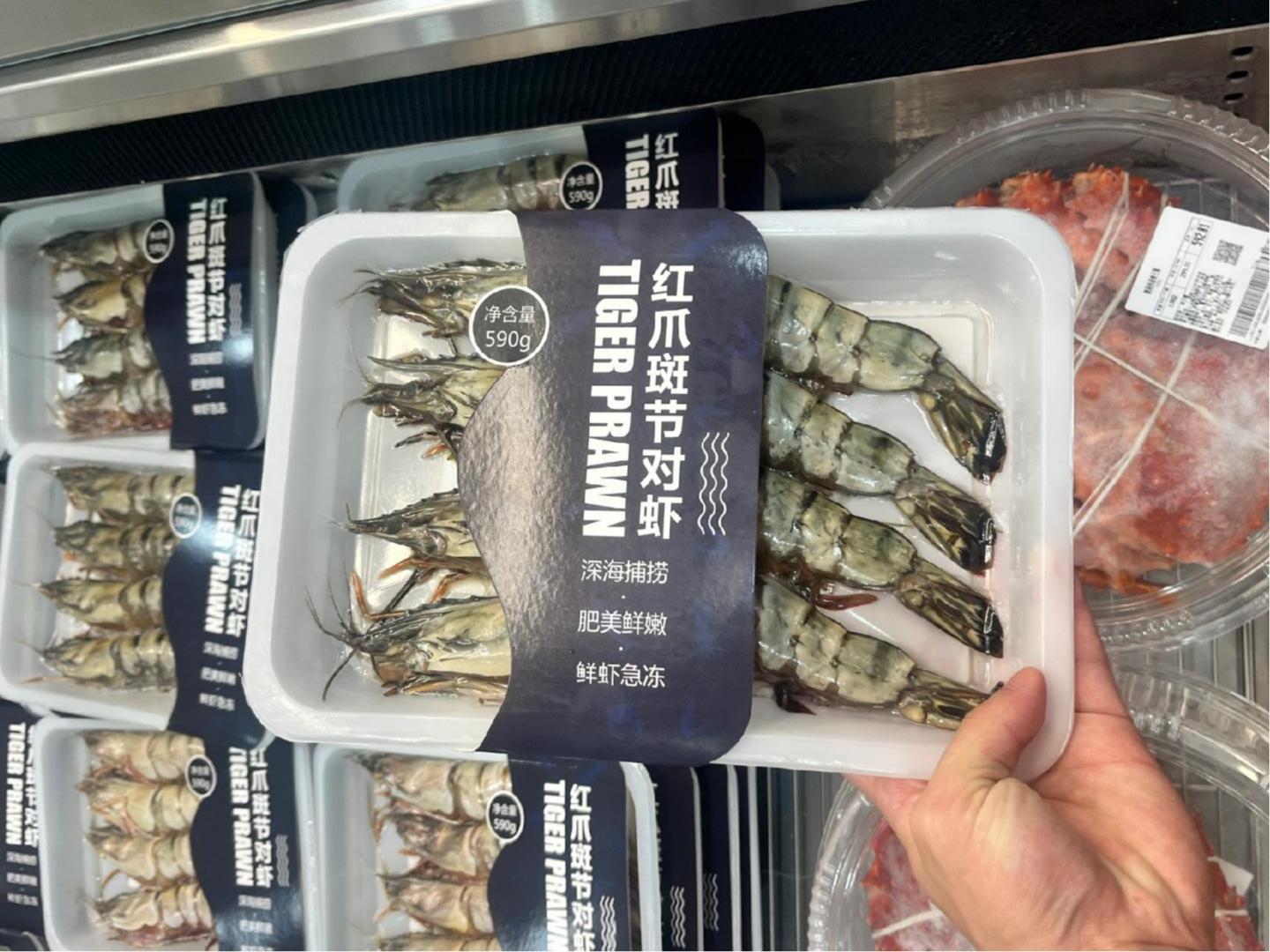 sigillatrice per vassoi per frutti di mare