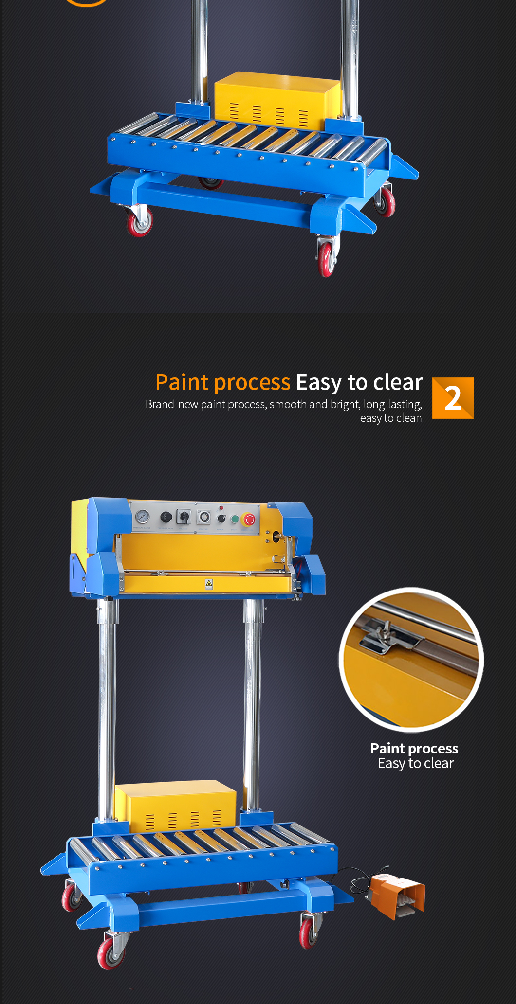 Sigillatore a fascia per borse da servizio pesante QF-600L-S