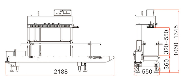 FRM-1370AL-M Sigillatrice a fascia Hualian