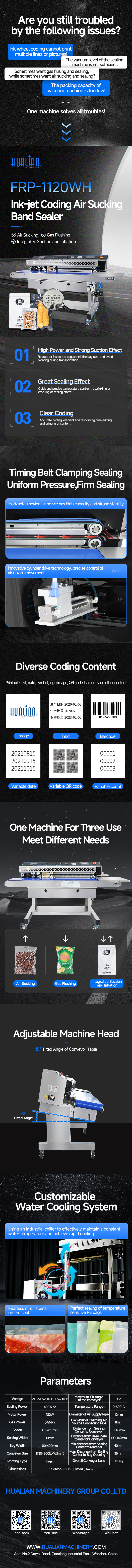 Macchina di tenuta continua