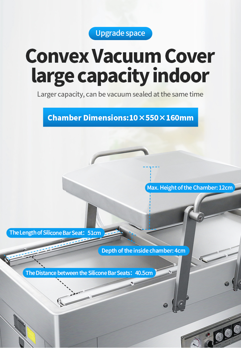 Macchina per sottovuoto HVC-510S/2A Hualian 