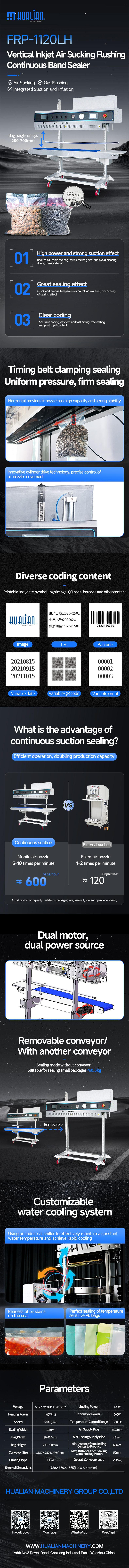 Sigillante a banda continuo verticale