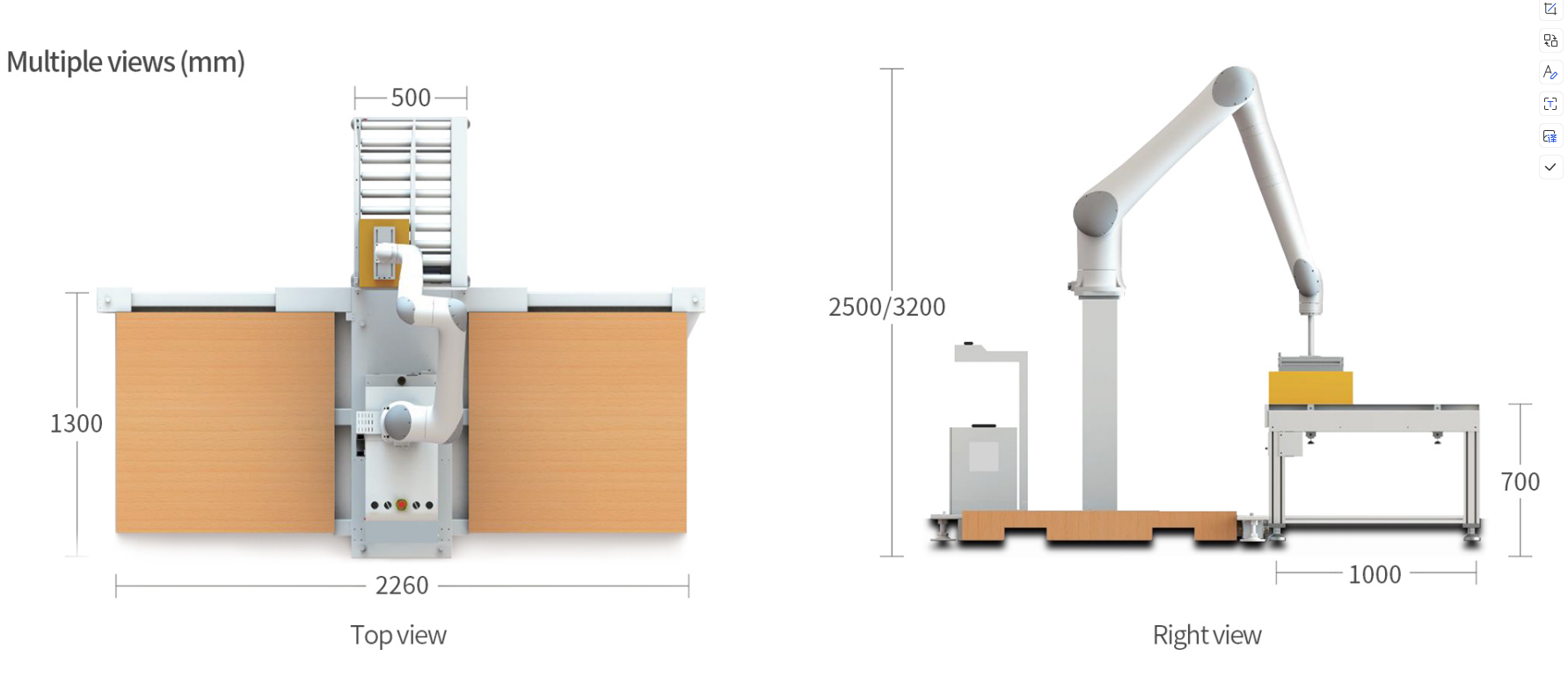 Sistema di pallettizzazione robotizzato Hualian