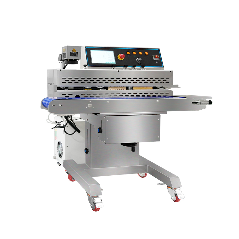 Macchina per sigillare sigillante a banda continua con marcatura laser UV Hualian FRJ-1120W