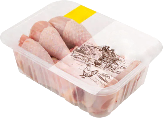 Macchina per sigillare vassoi di pollo 