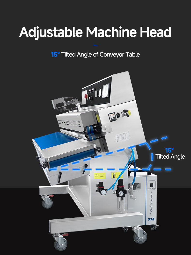 macchina sigillatrice con marcatura laser
