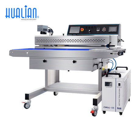 Sigillante a fascia continua per aspirazione aria e lavaggio gas Hualian con marcatura laser UV CO2 FRJ-1120WH 