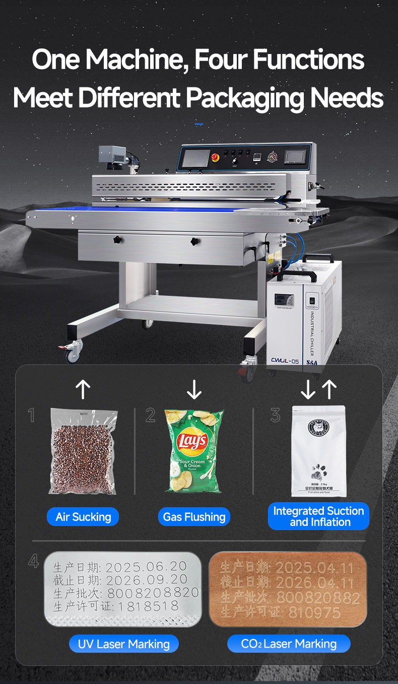 Sigillatrice per fasce di marcatura laser FRJ-1120WH